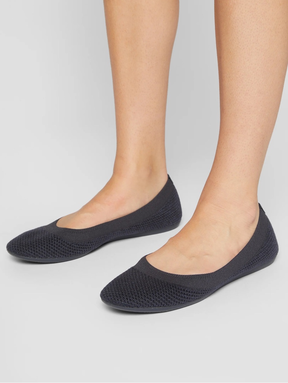 Allbirds Tree Breezers Ballet Flats Navy Blue Size 8